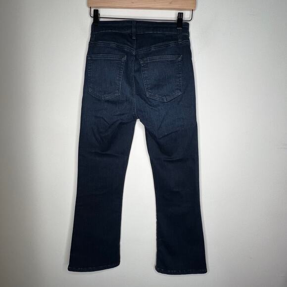FRAME Le Crop Mini Boot Dark Wash Jeans Size 26 - Picture 5 of 7